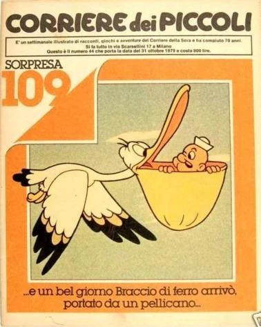 Cover of ... E Un Bel Giorno Braccio di Ferro Arrivò, Portato da Un Pellicano...