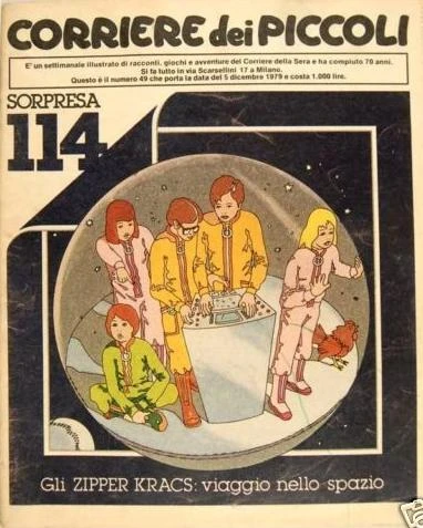 Cover of Gli Zipper Kracs: Viaggio nello Spazio