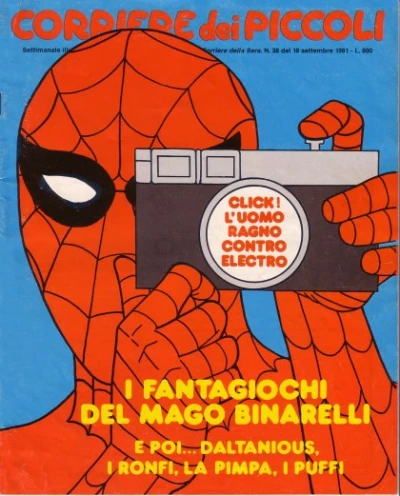 Cover of Click! L'Uomo Ragno Contro Electro