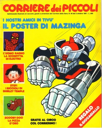Cover of Il Poster di Mazinga