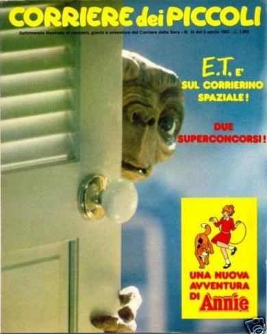 Cover of E.T. è sul Corrierino Spaziale!