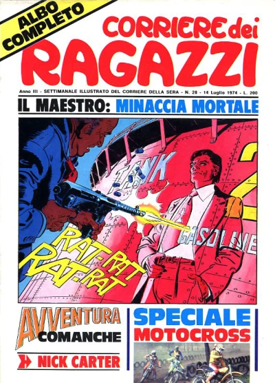 Cover of Il Maestro: minaccia mortale