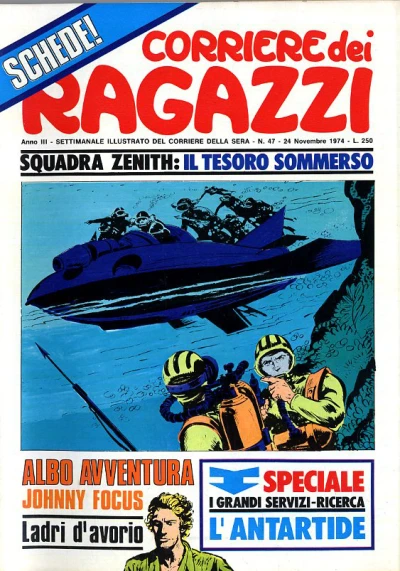 Cover of Squadra Zenith: Il tesoro sommerso