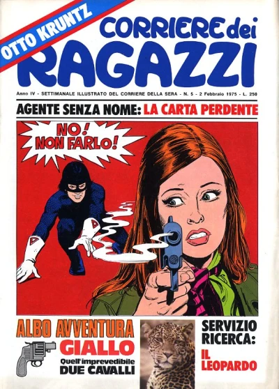 Cover of Agente Senza Nome: la carta perdente