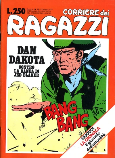 Cover of Dan Dakota contro la banda di Jed Blaker