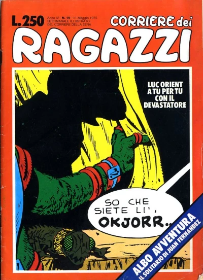 Cover of Luc Orient a tu per tu con il Devastatore