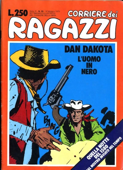 Cover of Dan Dakota l'uomo in nero