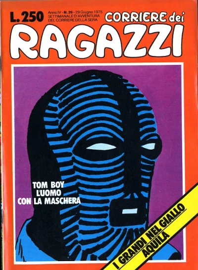 Cover of Tom Boy l'uomo con la maschera