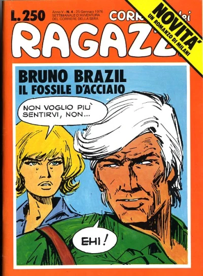 Cover of Bruno Brazil il fossile d'acciaio