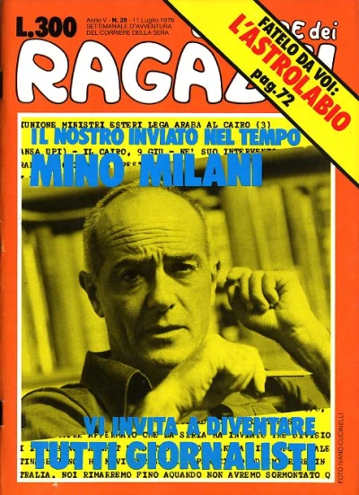 Cover of Il nostro inviato nel tempo Mino Milani