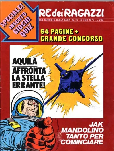 Cover of Aquila affronta la stella errante!