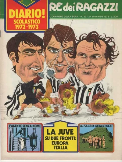 Cover of La Juve su due fronti: Europa Italia
