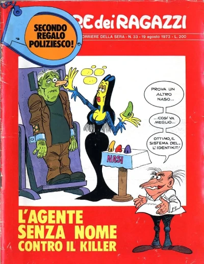 Cover of L'agente senza nome contro il killer