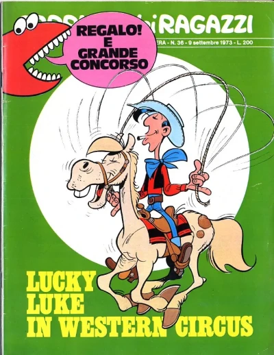 Cover of Lucky Luke in Western Circus