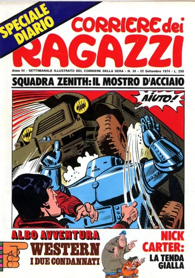 Cover of Squadra Zenith: il mostro d'acciaio