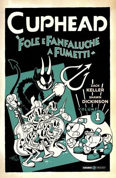 Cover of Cuphead 1: Fole e fanfaluche a fumetti