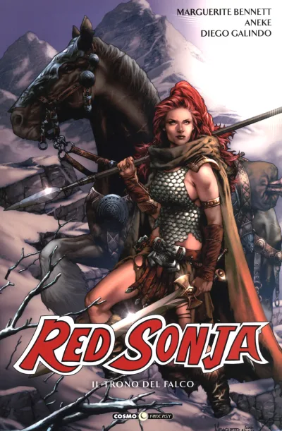 Cover of Red Sonja 4: Il trono del falco