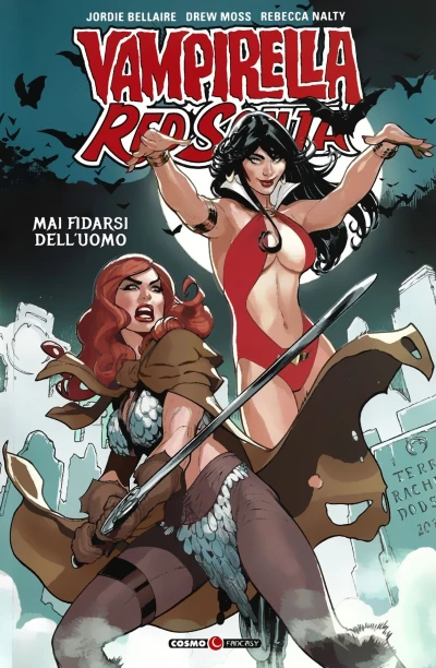 Cover of Vampirella/Red Sonja 1: Mai fidarsi dell'uomo