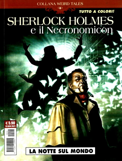 Cover of Sherlock Holmes e il necronomicon: La notte sul mondo