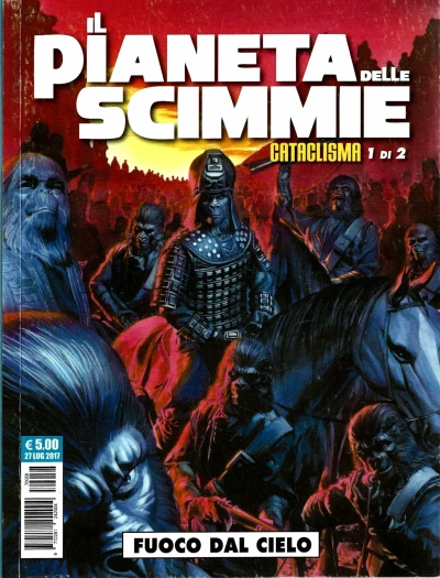 Cover of Il pianeta delle scimmie: Cataclisma 1: Fuoco dal cielo