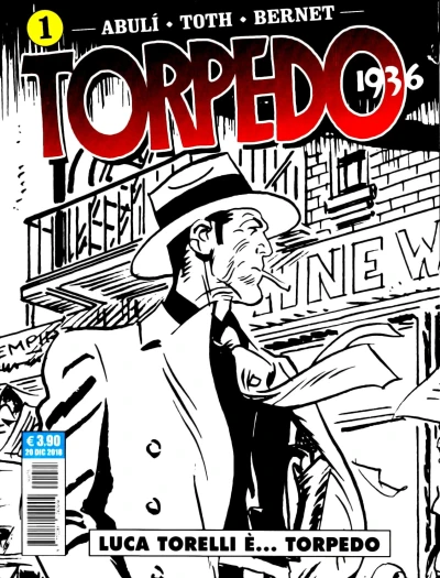 Cover of Torpedo 1936 1: Luca Torelli è... Torpedo