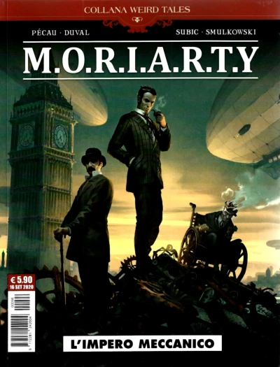 Cover of M.O.R.I.A.R.T.Y: L'impero meccanico