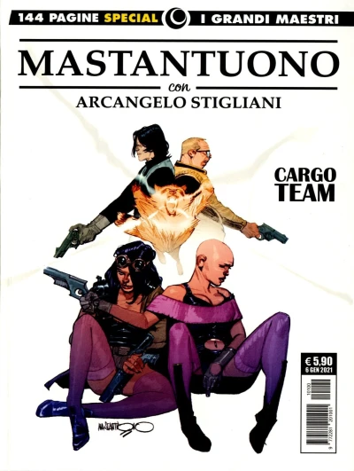 Cover of I grandi maestri special: Mastantuono: Cargo team