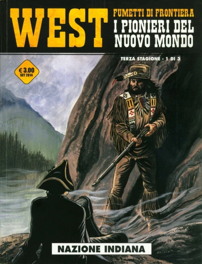 Cover of West - Fumetti di frontiera 15: I pionieri del nuovo mondo: Nazione indiana