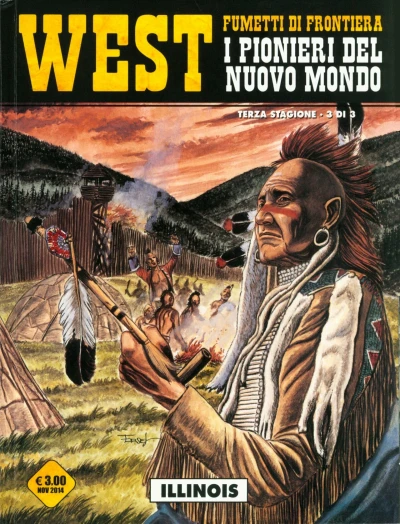 Cover of West - Fumetti di frontiera 17: I pionieri del nuovo mondo: Illinois
