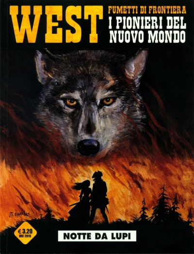 Cover of West - Fumetti di frontiera 27: I pionieri del nuovo mondo: Notte da lupi