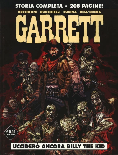 Cover of Garrett: Ucciderò ancora Billy the Kid