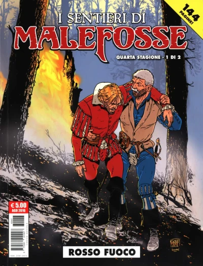 Cover of I sentieri di Malefosse 8: Rosso fuoco
