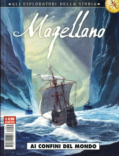 Cover of Gli esploratori della storia 3: Magellano: Ai confini del mondo; Rimbaud: L'esploratore maledetto