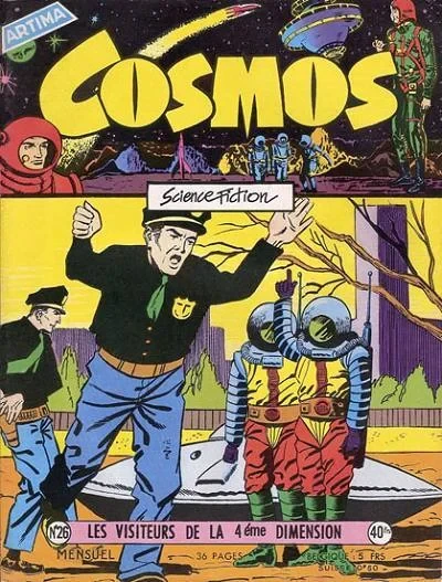 Cover of Les visiteurs de la 4ème dimension
