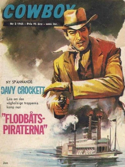 Cover of Davy Crockett Flodbats Piraterna