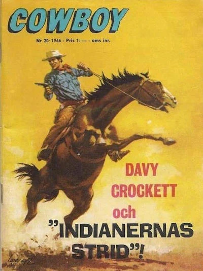 Cover of Davy Crockett och "Indianernas Strid"!