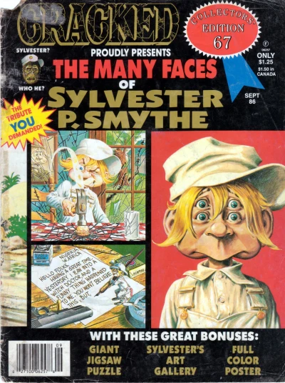 Cover of The Many Faces of Sylvester P. Smythe