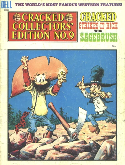 Cover of Cracked Presents the No. 1 Goldigger of the Olde West Sagebrush