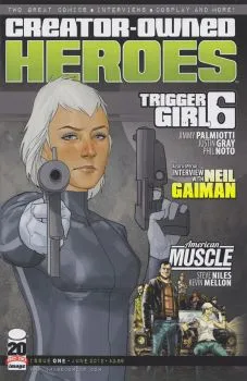 Cover of American Muscle #1; Trigger Girl 6 #1