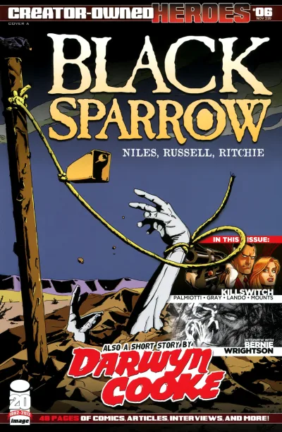 Cover of Black Sparrow #2; Killswitch #2