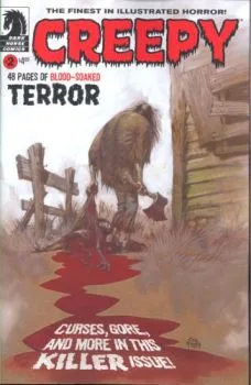 Cover of Human Nature; Muscle Car; Drawn Out; The Curse; Loathsome Lore; A Creepy Classic: The Shadow of the Axe;