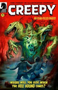 Cover of The Curse; Hell Hound Blues; Chemical 13; All the Help You Need; Loathsome Lore: Faustian Deals; A Creepy Classic: Daddy and the Pie;