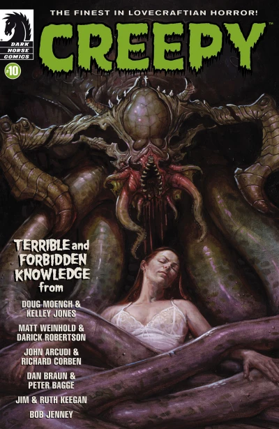 Cover of The Lurking Fate That Came to Lovecraft: The Mythos Made Real; The Strange Case of Panel Number Six; Mint in Package; Providence; Rats in the Walls; The Bane; The Illuminations of Charity Wallis; Dreams;