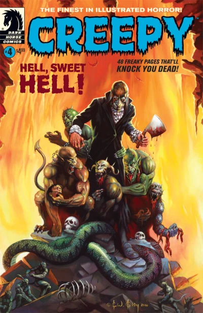 Cover of The Doll Lady; X-Change; Fit For A King; Zombie Wedding at Slaughter Swamp; Loathsome Lore: The Great Demon Abandon; A Creepy Classic: Wardrobe of Monsters;