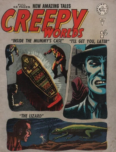 Cover of Inside the Mummy's Case ; I'll Get You, Later ; The Lizard
