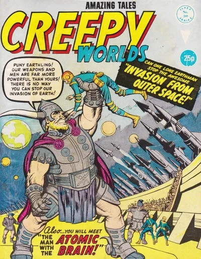 Cover of Invasion from Outer Space ; The Man with the Atomic Brain