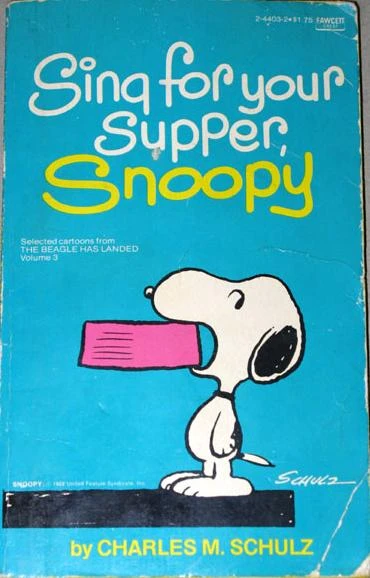 Cover of Sing for Your Supper, Snoopy