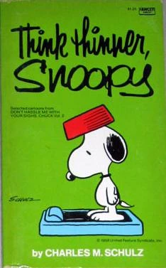 Cover of Think Thinner, Snoopy