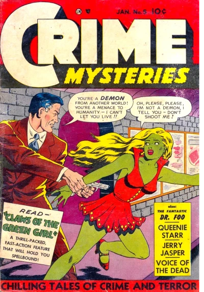 Cover of Claws of the Green Girl