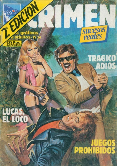 Cover of Lucas, el loco; Tragico adios; Juego prohibidos